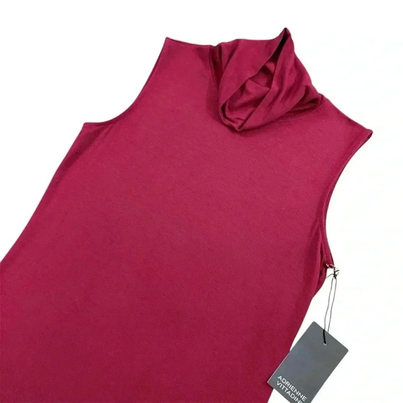 NWT Adrienne Vittadini Mock Neck Top - Picture 1 of 11